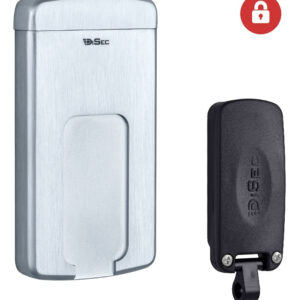 Броненакладка DISEC MAGNETIC MG220MINI LEVER KEY 12мм хром матовий (Італія)