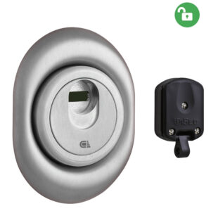 Броненакладка DISEC MAGNETIC 3G2FM нерж.сталь матова (Італія)