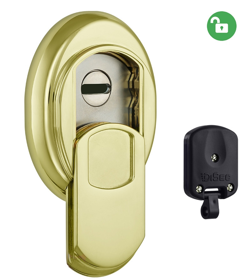 Броненакладка DISEC MAGNETIC MG3551 30мм латунь pvd (Італія)