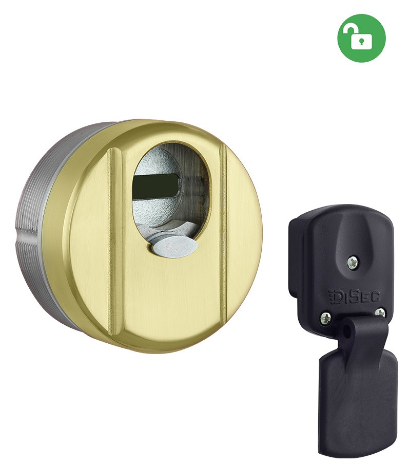 Броненакладка DISEC MAGNETIC 4G 4G2 DIN 25 мм латунь PVD (Італія)