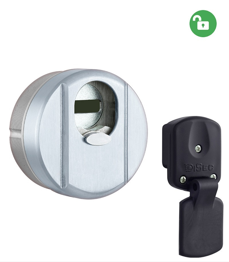 Броненакладка DISEC MAGNETIC 4G 4G2 DIN 25 мм хром матовий (Італія)