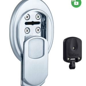 Броненакладка DISEC MAGNETIC 4G MG3551DM 15мм хром матовий (Італія)