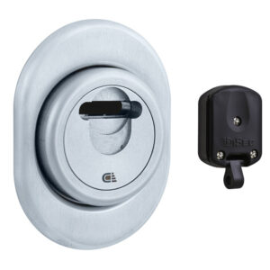 Броненакладка DISEC MAGNETIC 3GDM 5кл. хром матовий (Італія)