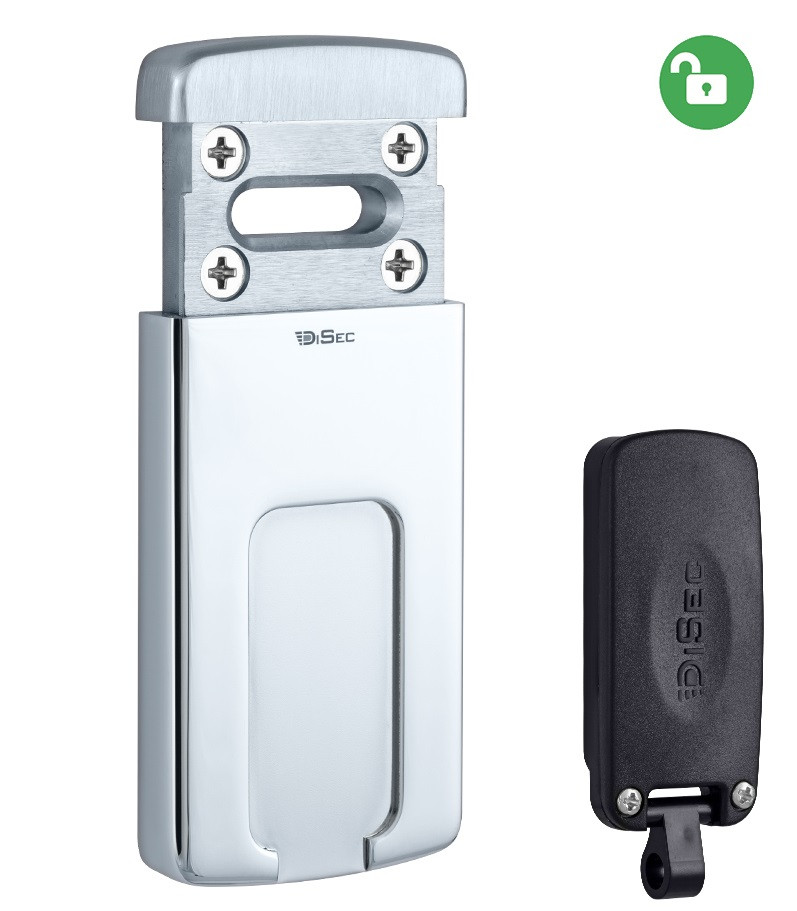 Броненакладка DISEC MAGNETIC MG220MINI 5 кл. 12 мм хром полірований (Італія)
