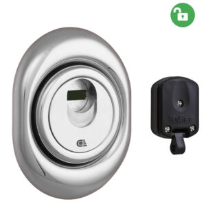 Броненакладка DiSec MAGNETIC 3G2FM 3 кл. 25мм хром полірований (Італія)
