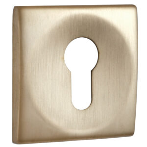 Накладка під циліндр DiSec KT3796 DIN SQUARE латунь матова (Італія)