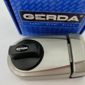 Замок накладний Gerda ZG100 нікель сатин (Польща)