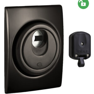 Броненакладка DISEC MAGNETIC 3G2WB 25 мм 3кл. хром чорний (Італія)