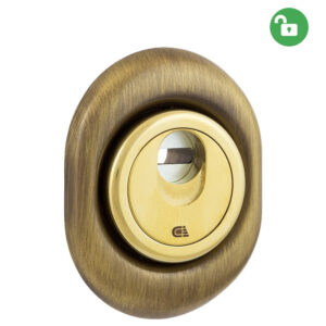 Броненакладка DISEC MAGNETIC 3G2FM ПРО/ДО 25 мм бронза сатин (Італія)