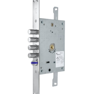 Замок врізний MUL-T-LOCK 3-WAY OMEGA OFMPB10328L/blue insert CR UNIV BS65 мм 85 мм 3in1 (Ізраїль)