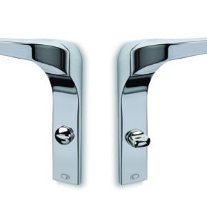 Ручка CONVEX 2055 на планці WC хром (Греція)