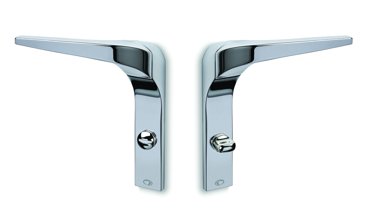 Ручка CONVEX 2055 на планці WC хром (Греція)