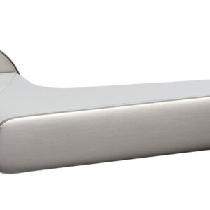 Ручка дверна CONVEX 2015 нікель матовий/білий (Греція)