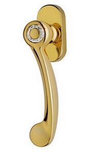 Ручка віконна Linea Cali Cosmic права золото поліроване (Італія)