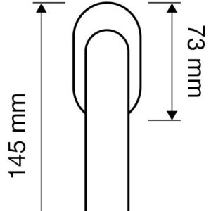 Ручка віконна Linea Cali Libera ліва стара бронза (Італія)