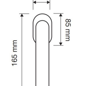 Ручка віконна Linea Cali Soleil ліва патина (Італія)