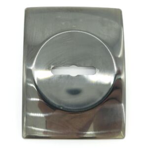 Накладка DISEC KT3766 MATRIX SQUARE без шторки хром чорний