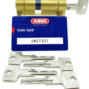 Abus D6PS 80мм 35х45 ключ/ключ латунь матова