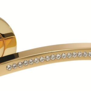 Ручка дверна ORO&ORO FLY 105СR-16E Swarovski золото (Італія)