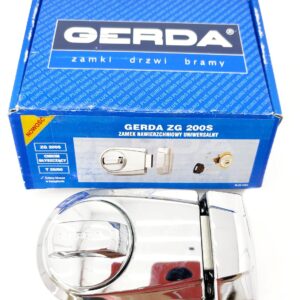 Замок накладний Gerda ZG200S хром (Польща)