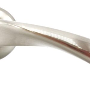 Ручка дверна на розетці Fuaro CLASSIC AR SN/CP-3 матовий нікель/латунь (Китай)