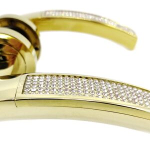 Дверна ручка RDA Icaro Swarovski PVD золото (Китай)