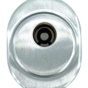 Броненакладка DISEC CONTRO CD2000 DIN OVAL 21 мм хром матовий (Італія)