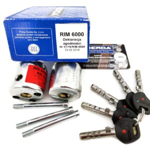Циліндр GERDA RIM 6000 S 5 ключів цинк (Польща)