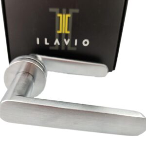 Дверна ручка ILAVIO 2261 хром матовий (Греція)