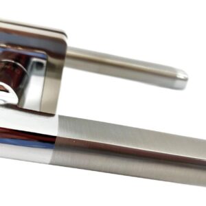 Ручка роздільна PUNTO PLUTON QR SN/CP-3 матовий нікель/хром (Китай)