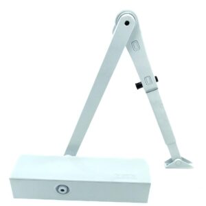 Дотягувач GEZE TS2000 V BC з фіксацією білий (Німеччина)