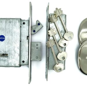 Врізний сувальдний замок Radlock 665.05 розкриваються (Україна)