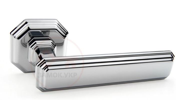 Дверна ручка для вхідних дверей Forme Themis 217R хром полірований (Італія)