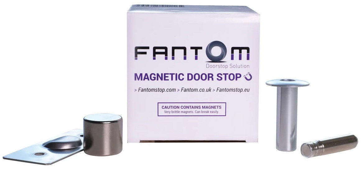 Стопор дверної підлоговий Fantom Premium матовий хром (Австралія)