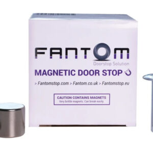 Стопор дверної підлоговий магнітний Fantom Premium прозорий (Австралія)