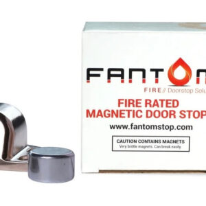 Вогнестійкий дверної стопор Fantom Fire хром (Австралія)