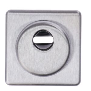Броненакладка для замку Cipierre 310C/Q/SV/25 квадрат хром матовий (Італія)
