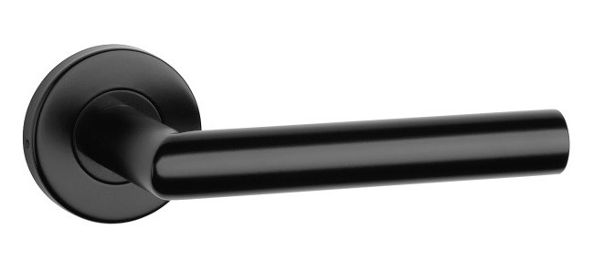 Ручка дверна на розетці Sterk 1701 R Black чорний (Польща)