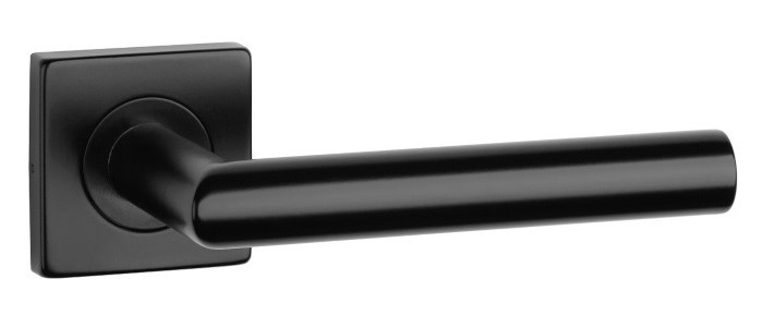 Ручка дверная на розетке Sterk 1701 Q Black черный (Польша)