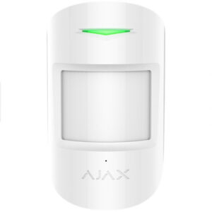 Датчик руху та розбиття скла Ajax Systems CombiProtect білий (Україна)
