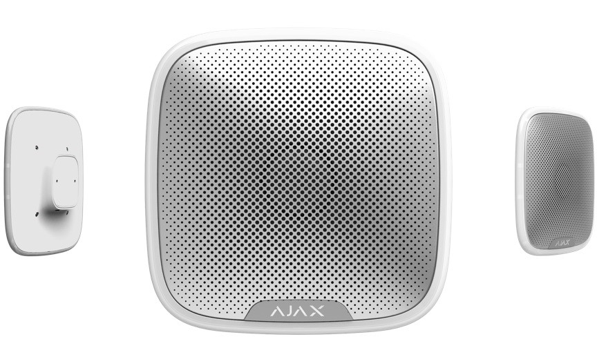 Вулична бездротова сирена Ajax Systems StreetSiren білий (Україна)