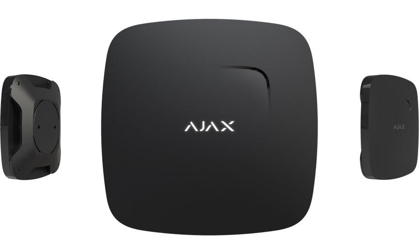 Датчик диму і чадного газу Ajax Systems FireProtect Plus чорний (Україна)
