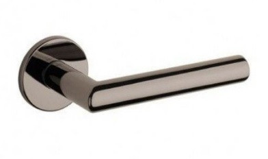 Ручка дверна на розетці Tupai 4002 R 5S чорний нікель 49 (Португалія)