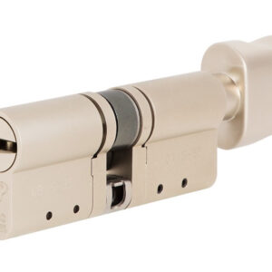 Циліндр замка MUL-T-LOCK MT5+ CLIQ ключ/тумблер нікель сатин (Ізраїль) 90 мм 45iх45Т