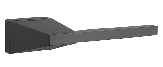 Ручка дверна на розетці Tupai ARTIC 4004RT чорний матовий (Португалія)