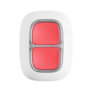 Бездротова екстрена кнопка Ajax Systems DoubleButton білий (Україна)
