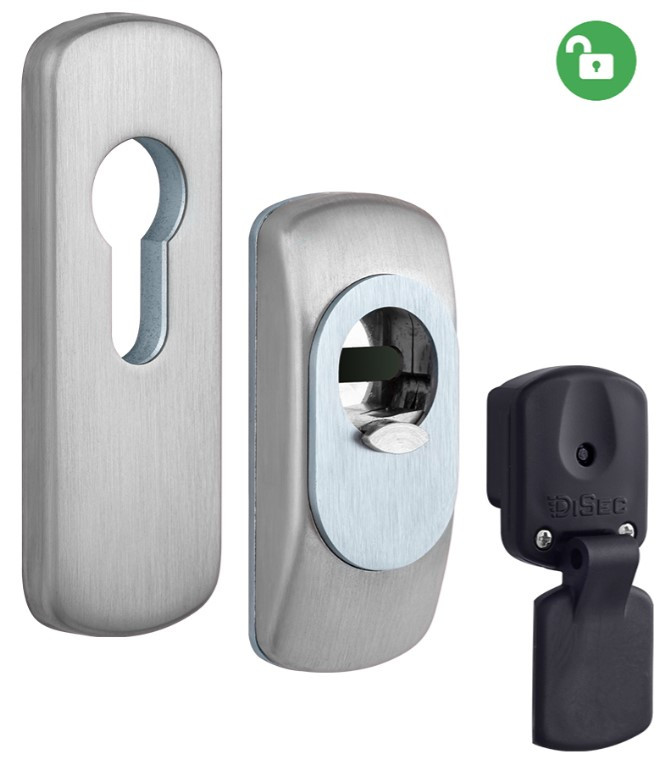 Протектор DISEC MAGNETIC_2G MGSG15 OVAL 19мм матова нержавіюча сталь (Італія)