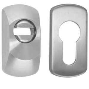 Протектор DISEC GUARD SG19 DIN_FOR_PROFILE_DOOR OVAL 25мм матова нержавіюча сталь (Італія)