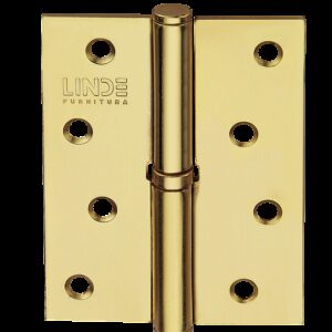 Петля дверна ліва Linde H-100L PB полірована латунь (Китай)