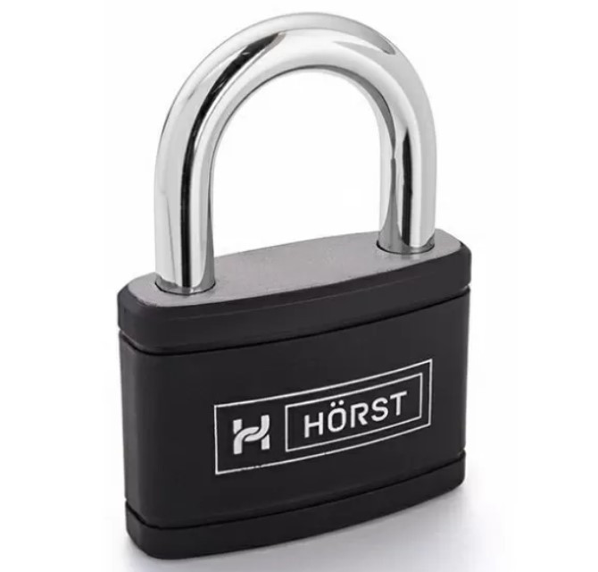 Замок навісного типу HORST HR-SP1-75E сталь (Китай)